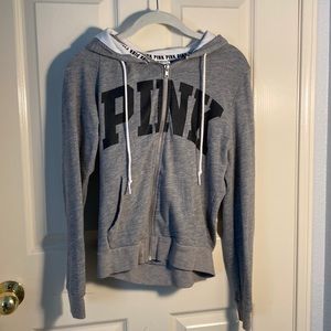 PINK/Victorias secret xs grey jacket